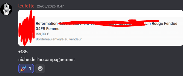 leufette : +135 € sur une niche de l'accompagnement