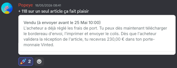 Popeye : +118 € sur un seul article