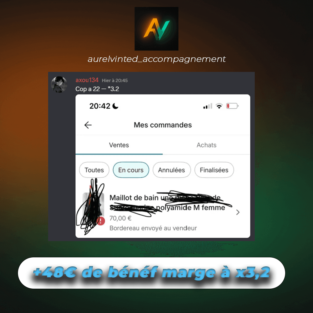 Résultat d'Axel sur Vinted