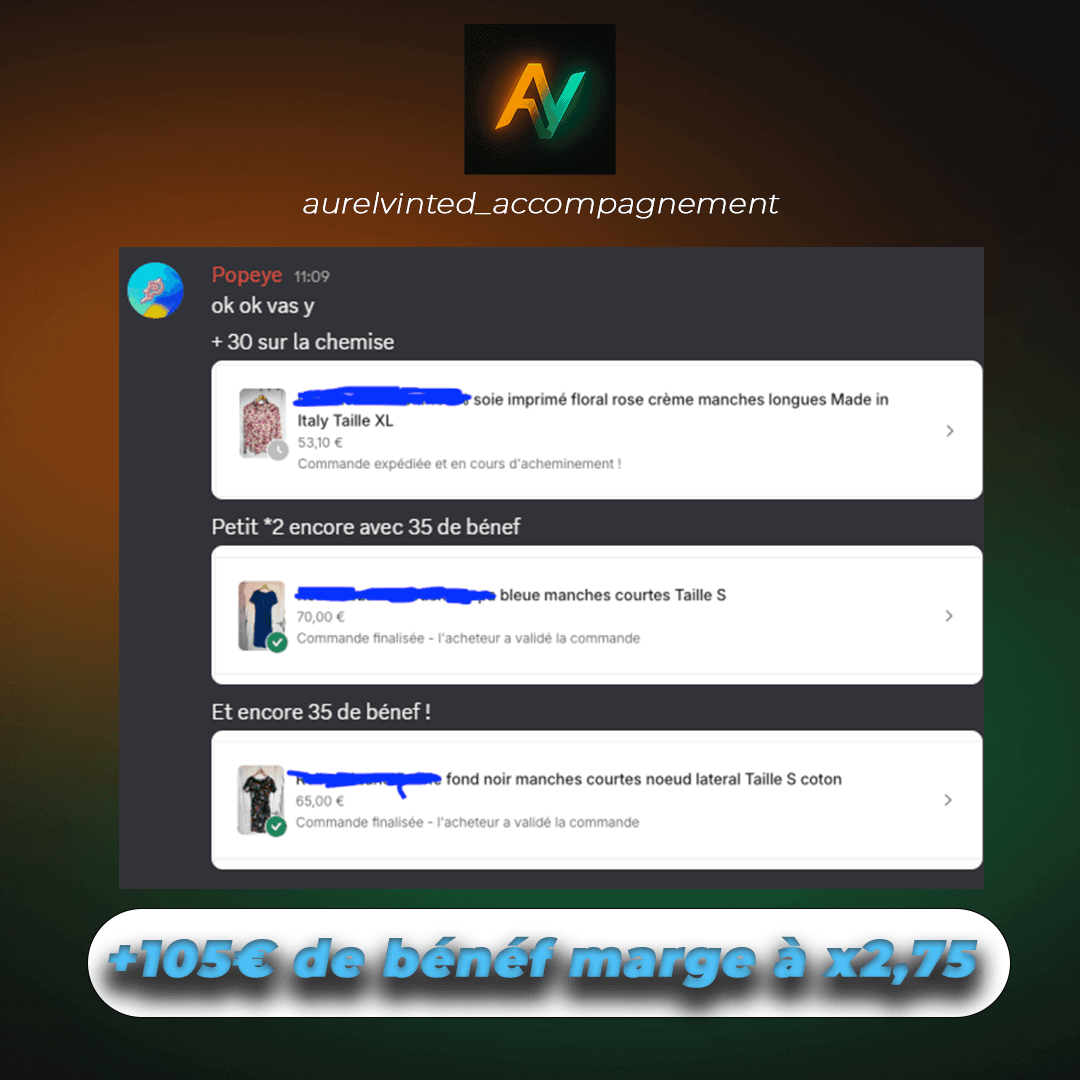 Résultat d'Evan sur Vinted