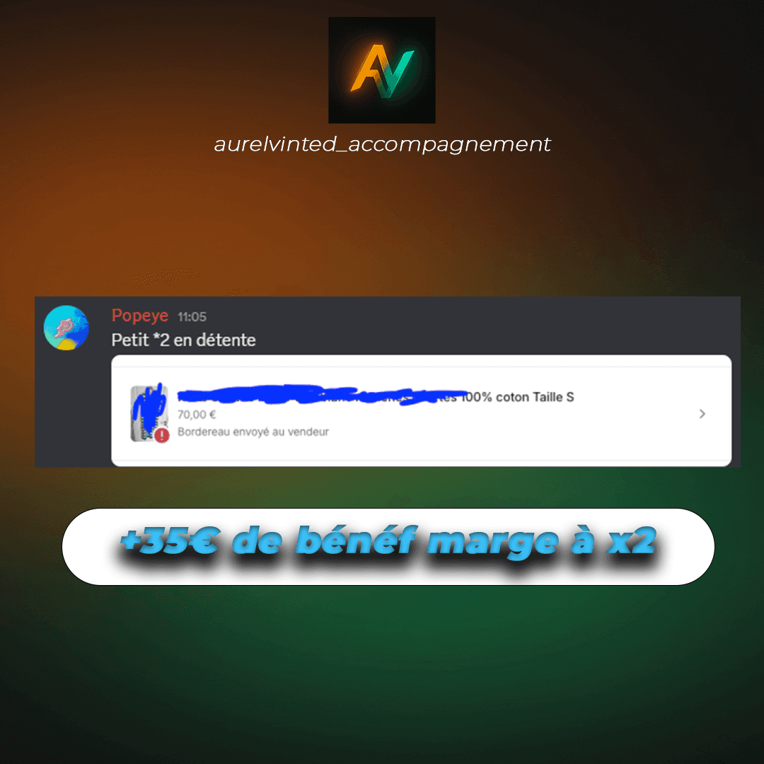 Résultat d'Evan sur Vinted