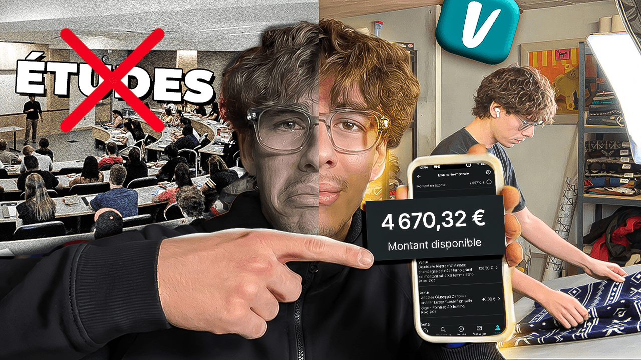 Études ou Vinted ? Mon choix à 19 ans